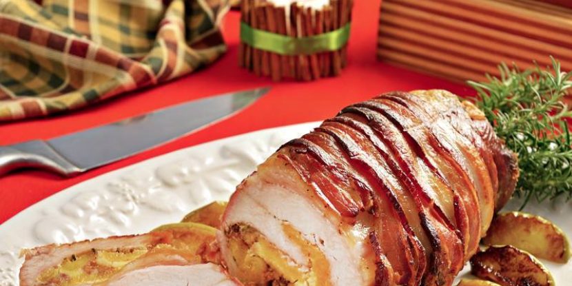 LOMBO RECHEADO COM DAMASCO