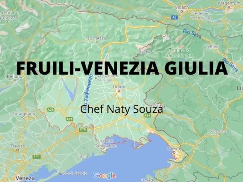 Mapa de Fruili-Venezia Giulia