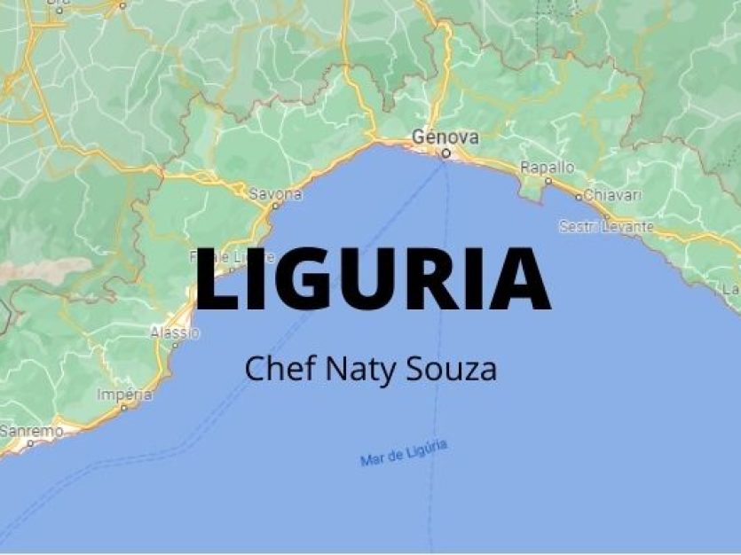 Mapa de Liguria