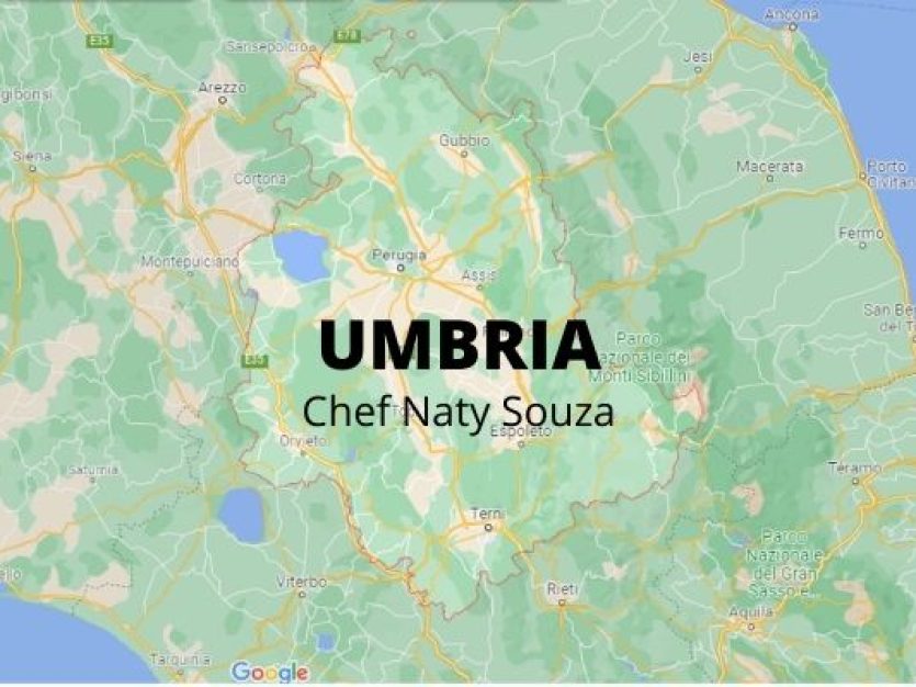 Mapa de Umbria.