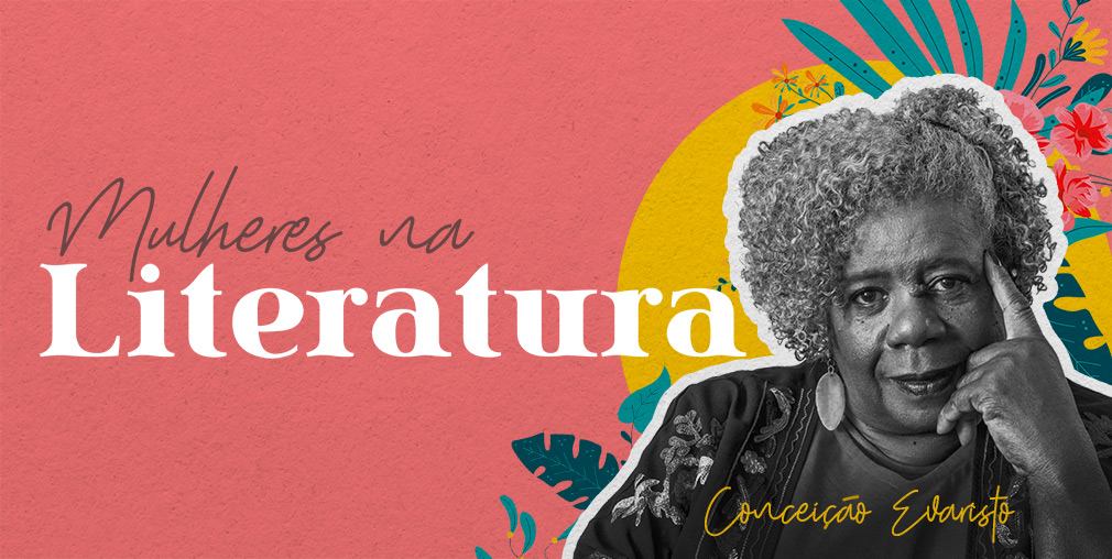 Capa do artigo sobre Conceição Evaristo com uma fotografia da autora.